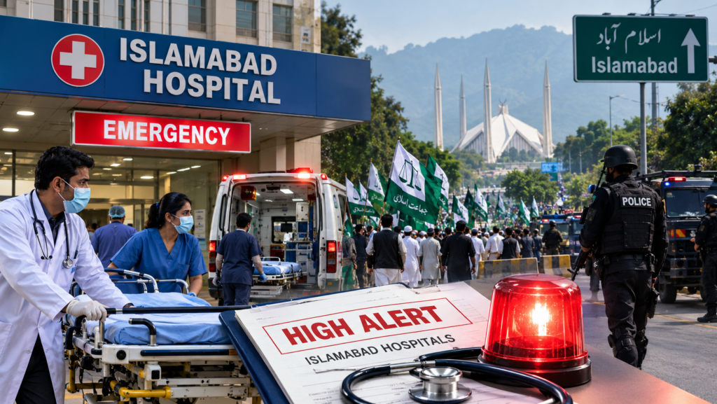 Islamabad hospitals on high alert