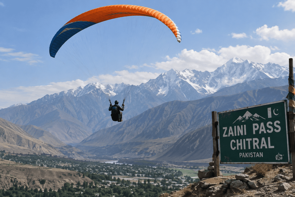 paraglider missing in Chitral