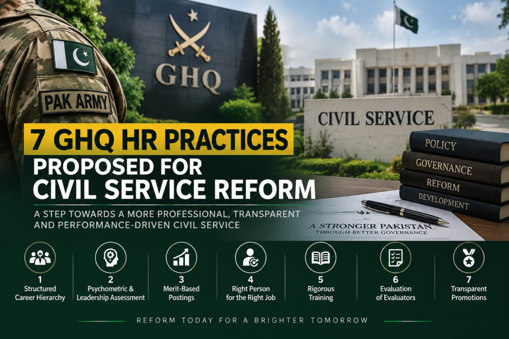 civil service reform Pakistan