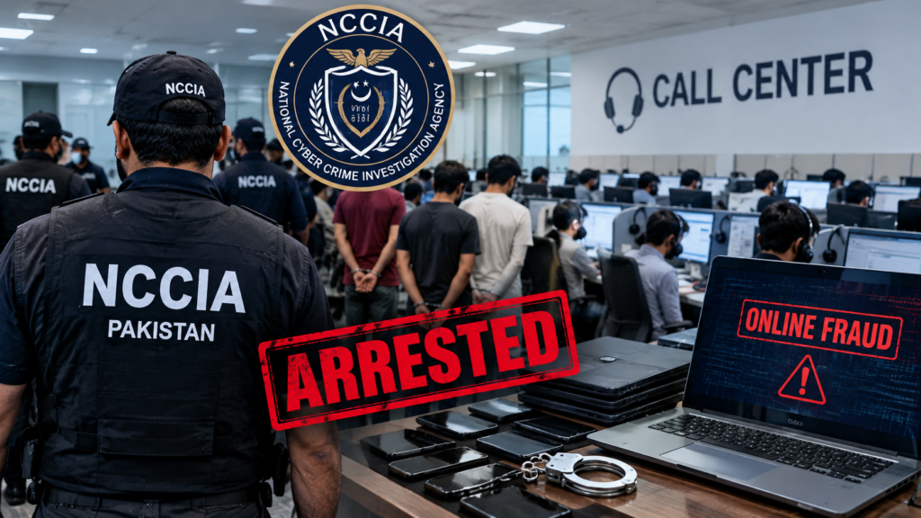 NCCIA arrests over 70 in Karachi call center raid