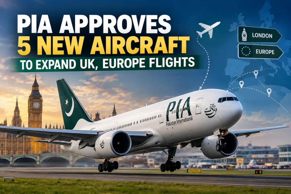 PIA five new aircraft