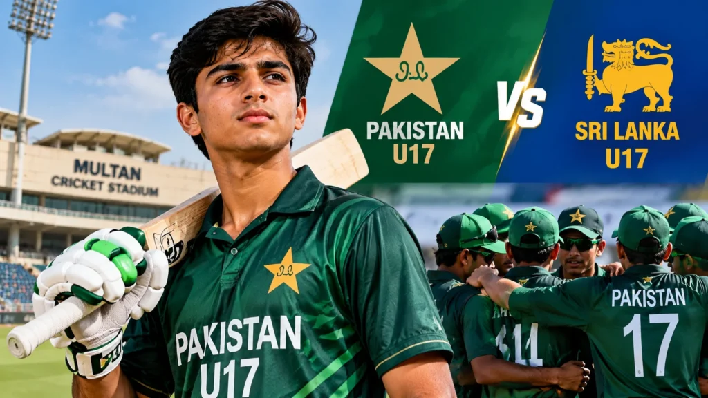 Azan Ahmed Pakistan U17 captain