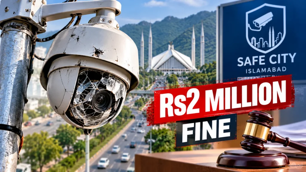 Islamabad Safe City cameras fine