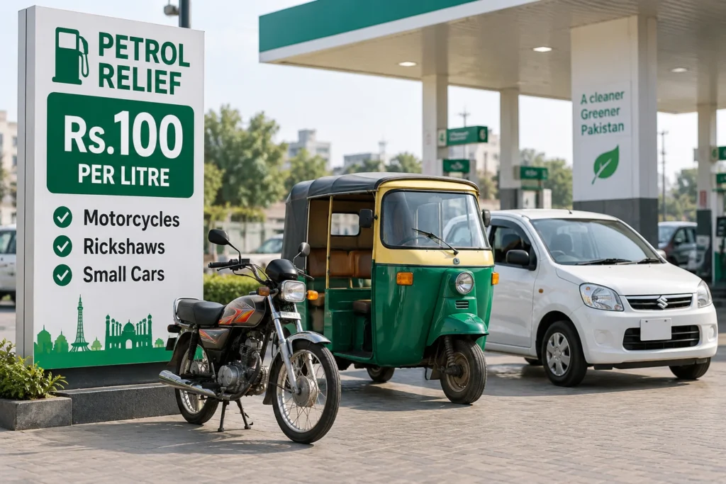 Rs100 Petrol Relief announced