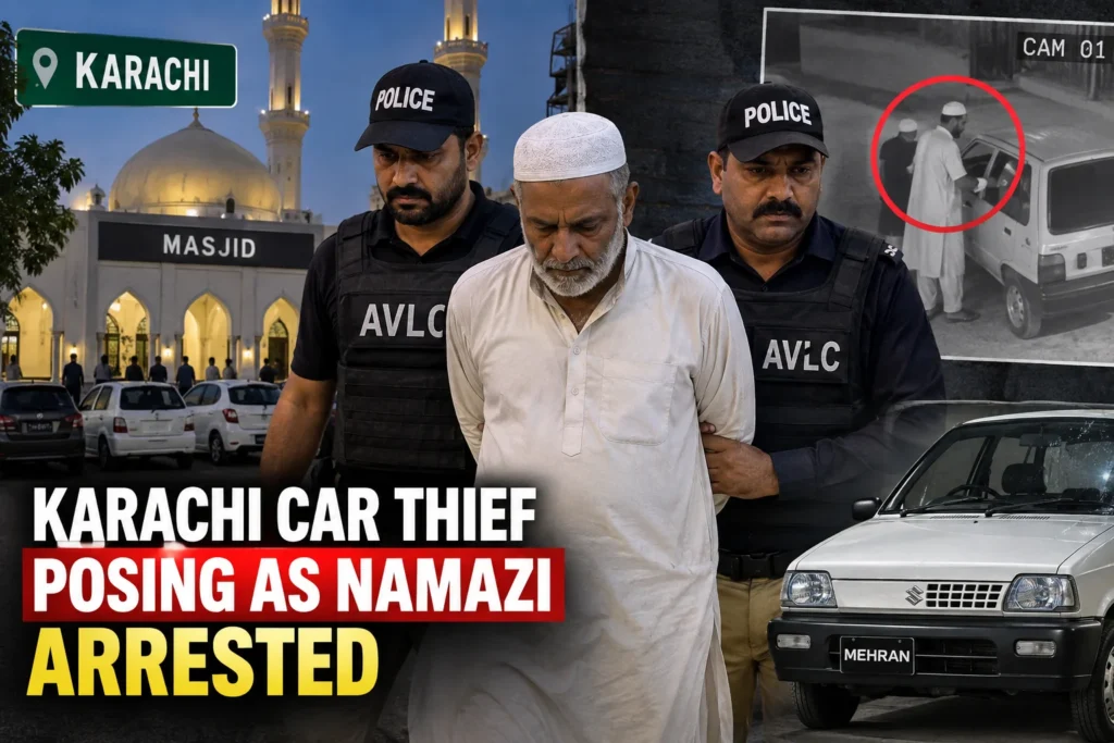 Karachi car thief arrested