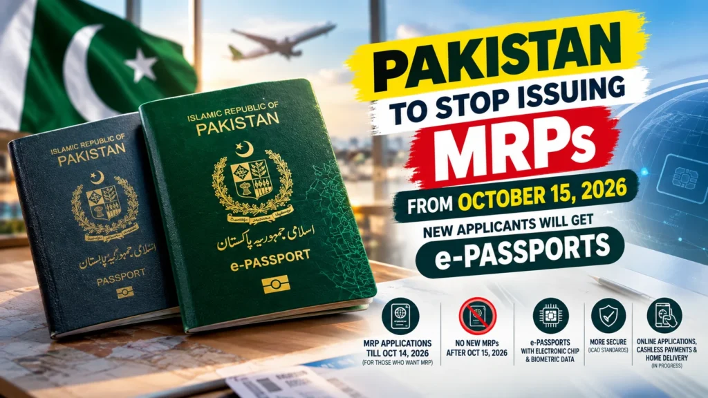 Pakistan passport system change