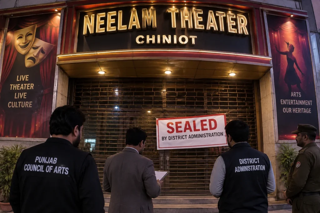 Faisalabad theatre hall sealed