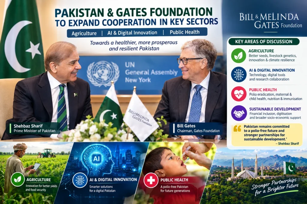 PM Shehbaz Bill Gates cooperation