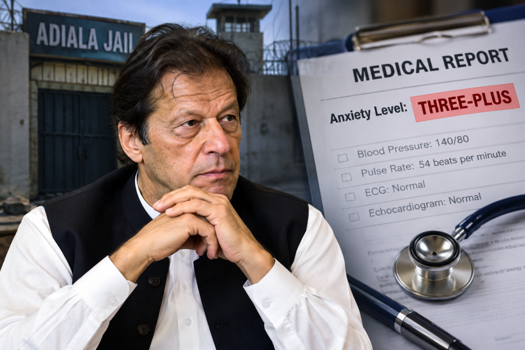 Imran Khan anxiety level