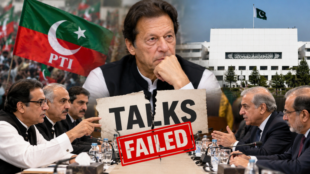 PTI talks with government failed