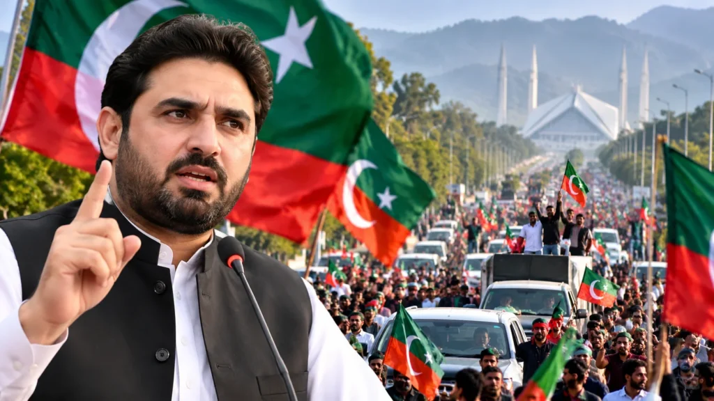 Sohail Afridi PTI long march