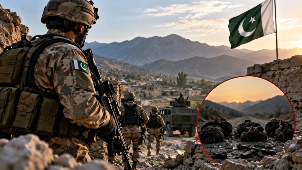 three terrorists killed in DI Khan