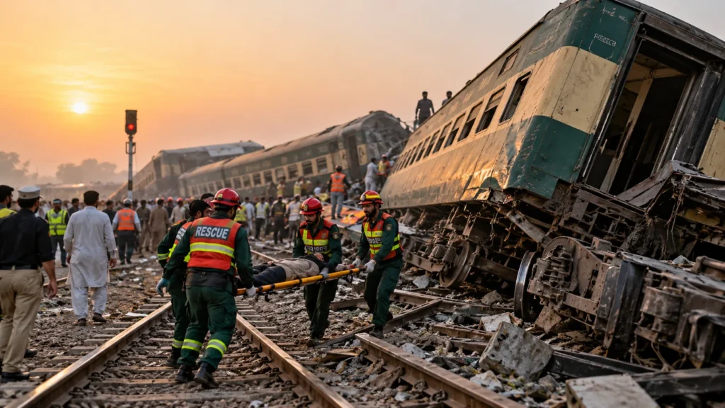 Rehman Baba Express derailment near Multan