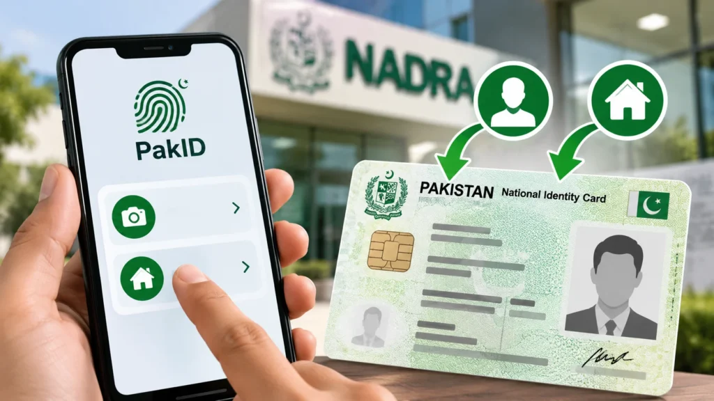 Update CNIC photo online in Pakistan