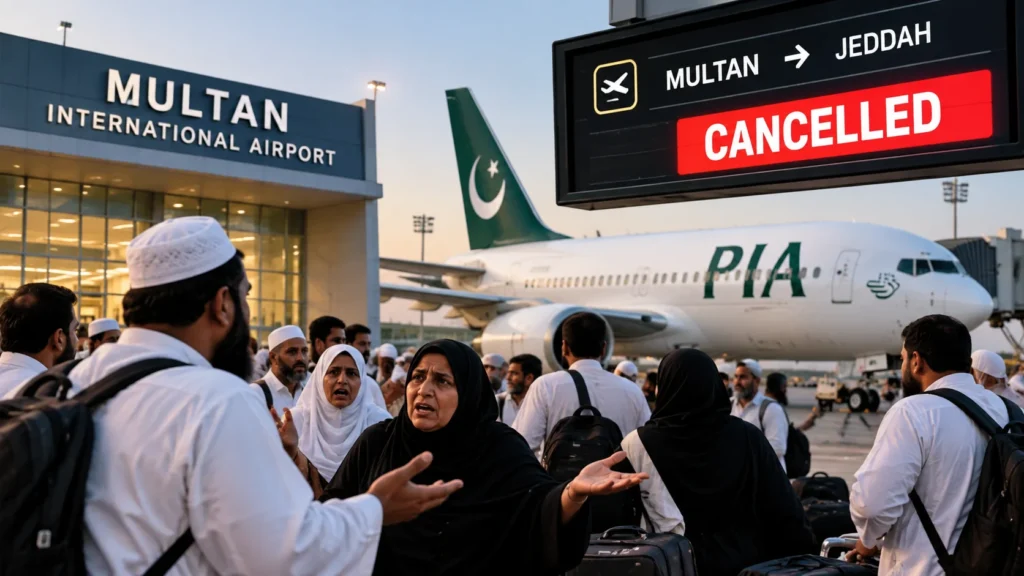 PIA Umrah flight cancellation