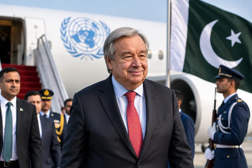 António Guterres Islamabad visit